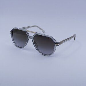 CARRERA 315/S 0KB7 FQ Sunglasses Transparent Grey Aviator Frame, Grey Lenses
